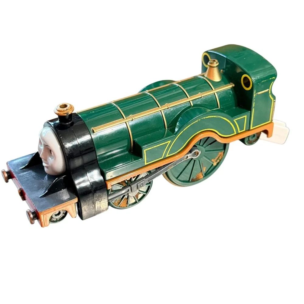 Thomas & Friends TrackMaster Emily Motorized Train Engine Tomy 2004 Green Toy